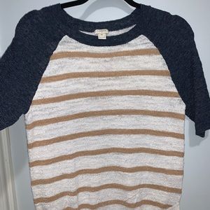 J Crew striped knit top